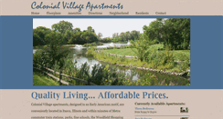 Desktop Screenshot of colonial-village.com