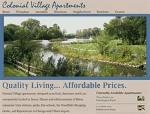 Tablet Screenshot of colonial-village.com